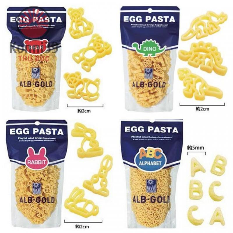 NUI CHO BÉ HÌNH THÚ NGỘ NGHĨNH EGG PASTA NHẬT BẢN, NGUYÊN LIỆU CHÍNH TỪ TRỨNG (GÓI 90GR) - DATE 11/2021