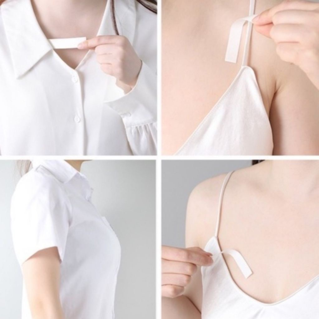 Miếng dán cố định quần áo chống tuột, băng dính chống lộ siêu dính chắc chắn TN0137