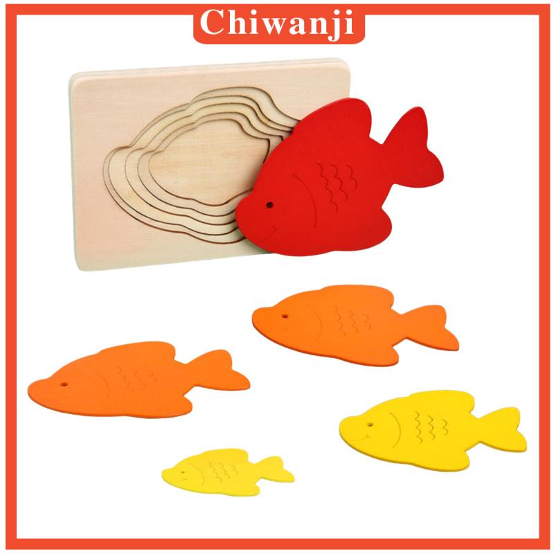 Đồ Chơi Xếp Hình Động Vật Bằng Gỗ Dành Cho Trẻ Em