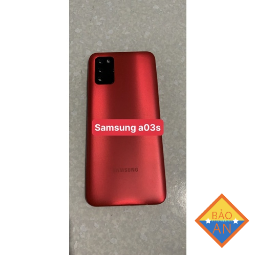 Bộ vỏ samsung A03S gồn ,sườn,lưng, kính cam nút bấn