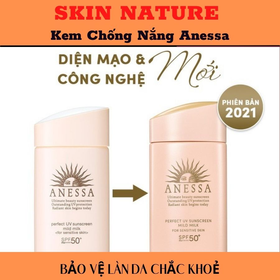 ( ❤️ HOT SALES ❤️) Kem chống nắng Anessa Perfect UV Sunscreen Skincare Milk SPF 50+ PA++++ 60ml