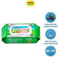 Khăn Giấy Ướt Carrie Junior Funtime Smoothie Berries 80 tờ/gói