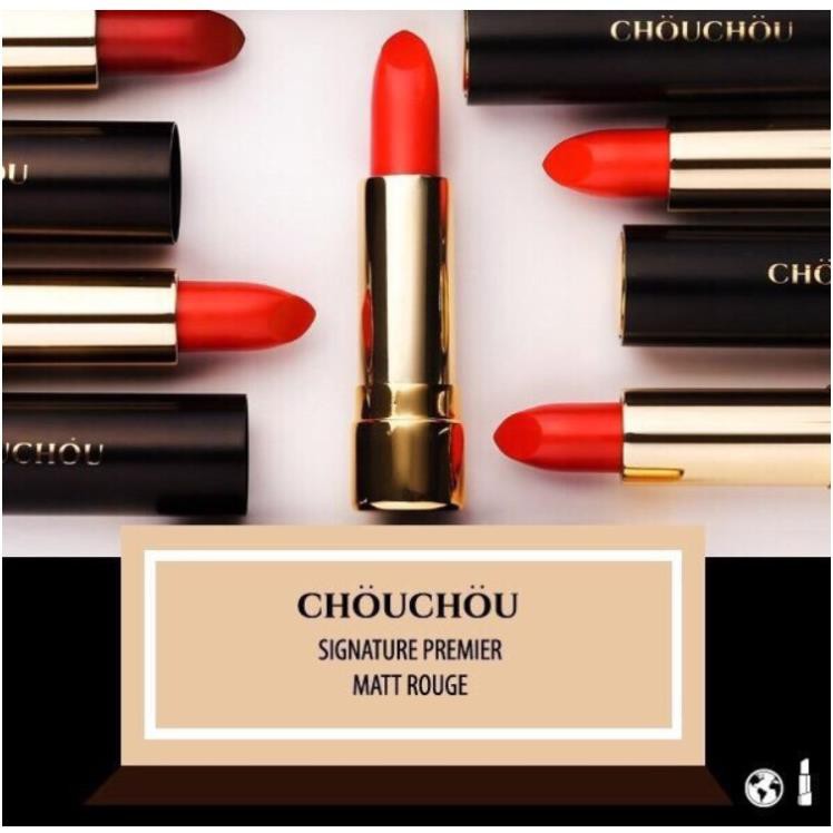 FREESHIP 50K Son Thỏi - Son Lì Chou Chou The Great Desire Matte Rouge Hàn Quốc 3.5g