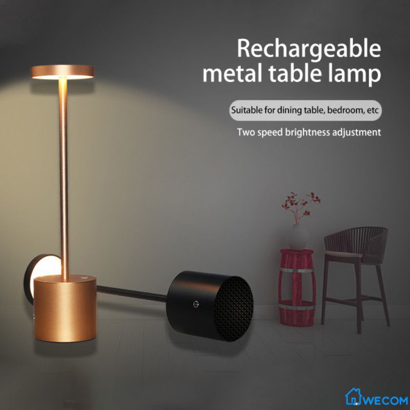 ♫Đèn Bàn Sạc Không Dây Đèn Led Để Bàn Di Động Kim Loại Để Bàn 2 Cấp Độ Sáng Đèn Ban Đêm, nightstand Đầu Giường Ánh Sáng Cho Phòng Ngủ/Học Tập/Nhà Hàng/Sân Vườn
