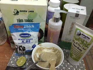 Tắm trắng quyên lara