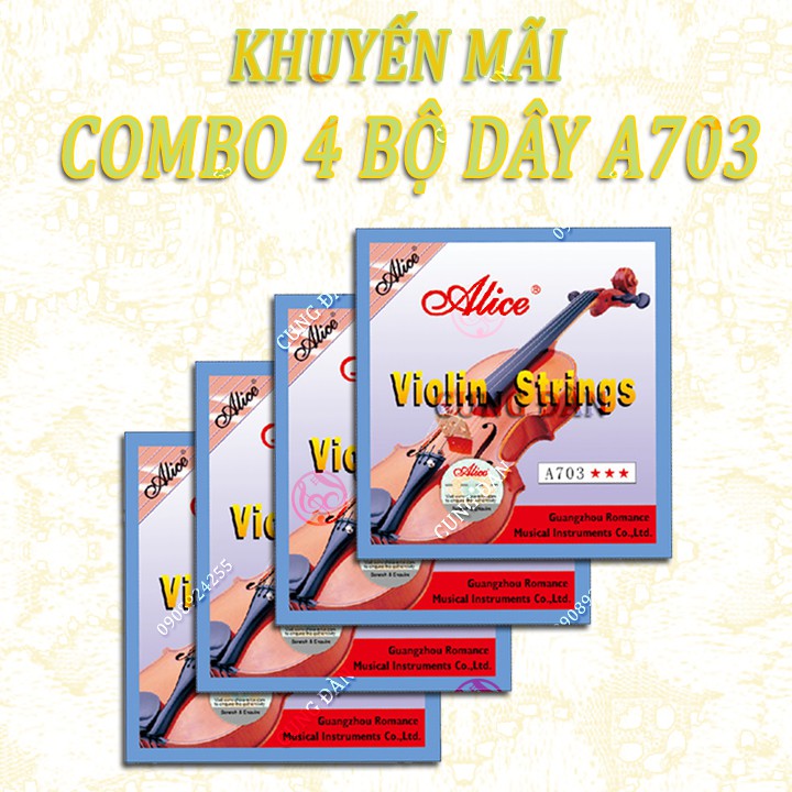 Dây đàn Alice A703 COMBO 4 Bộ