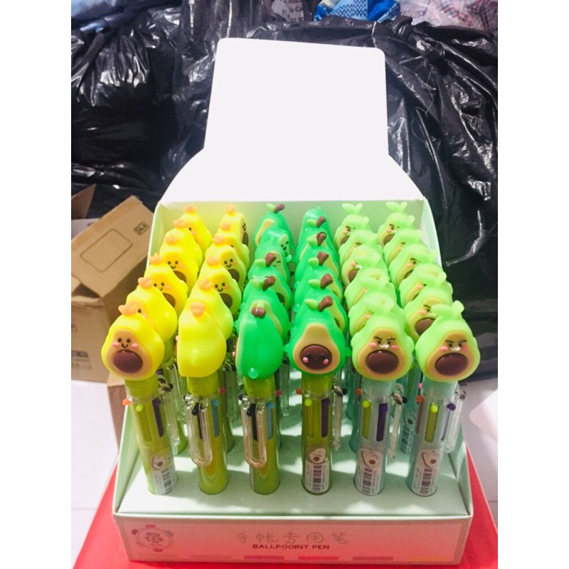 Bút bi bấm siêu xinh xắn 4 ngòi  - Phụ kiện Quà tặng Hani