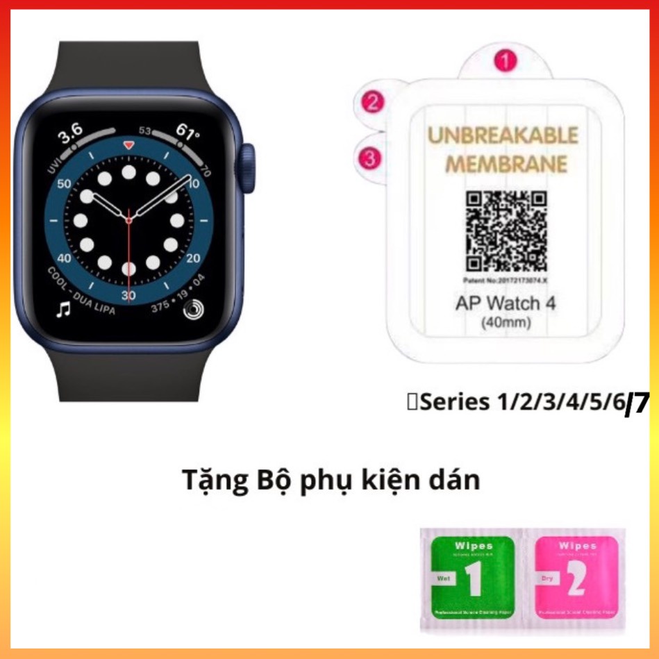 Ppf apple watch,phụ kiện cho đồng hồ thông minh,chống trầy tự phục hồi hết xước,các size 38,42,40,44,41,45mm