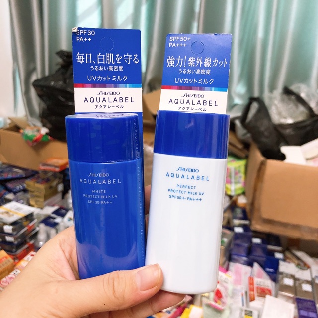 Kem chống nắng dưỡng da Shiseido Aqualabel Nhật Bản