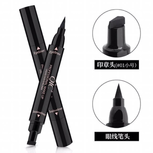 Bút kẻ mắt màu đen lên màu đậm, sắc nét, bám tốt không lem trôi. | BigBuy360 - bigbuy360.vn