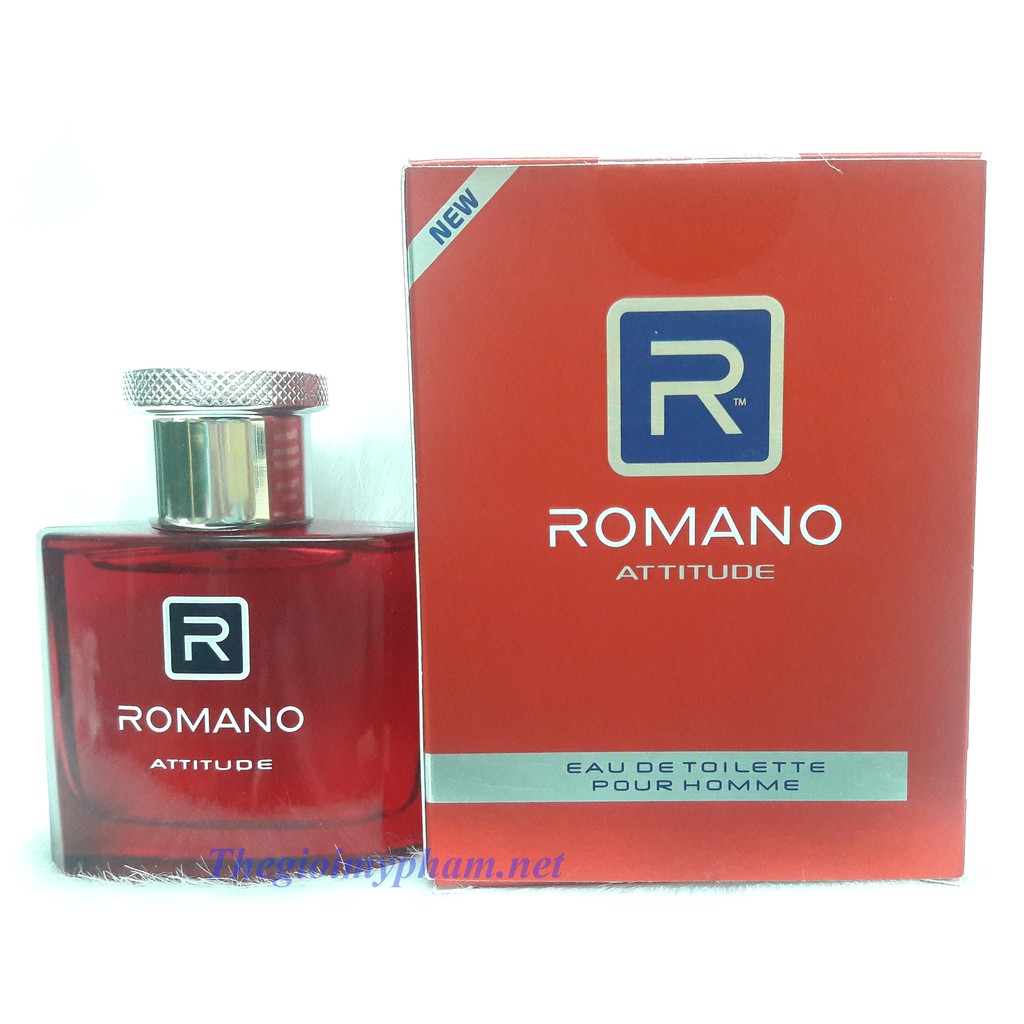 Nước Hoa Romano Đỏ Attitude 50ml - Tặng Lăn 20ml