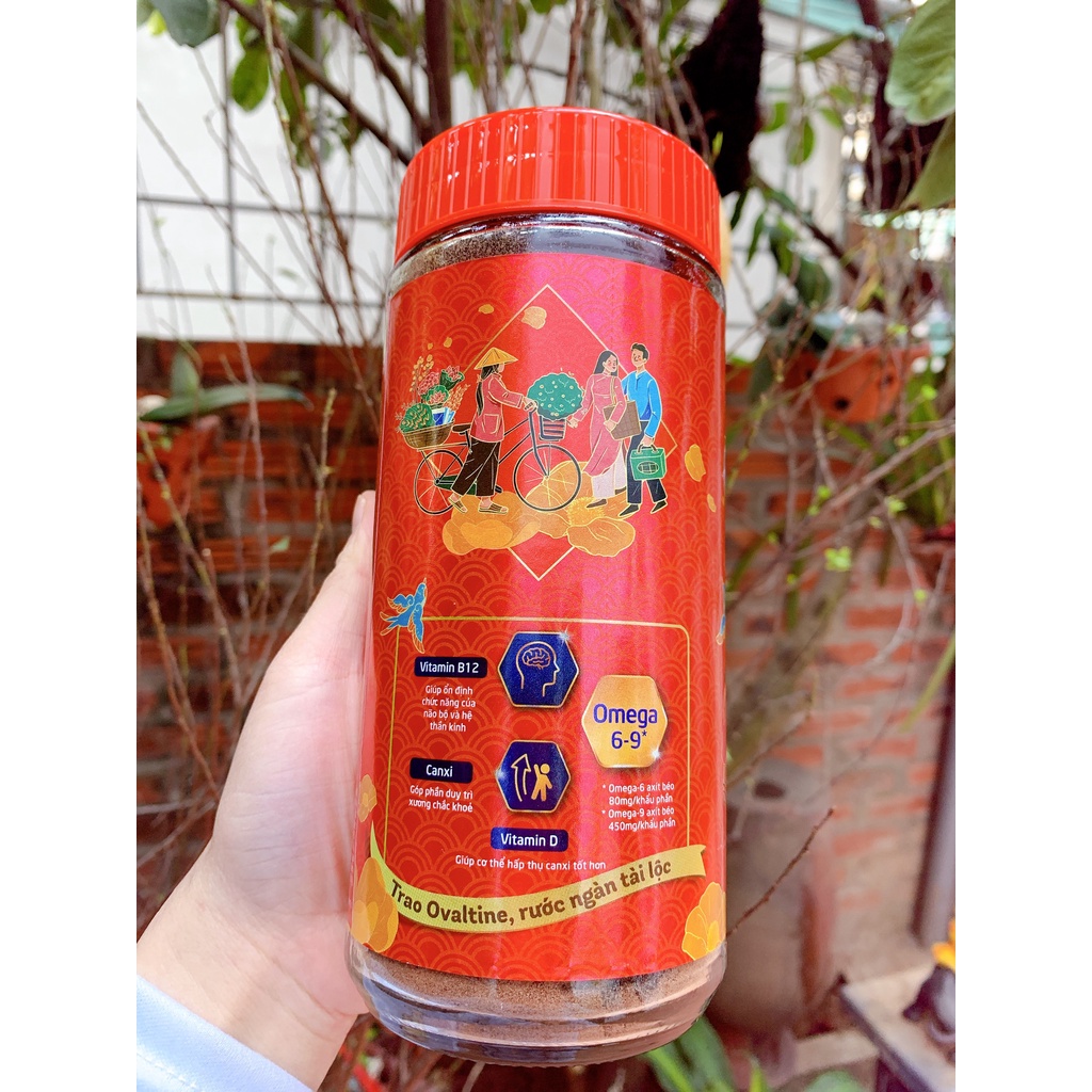 Thức uống Cacao lúa mạch dạng bột Ovaltine dạng hũ 400g