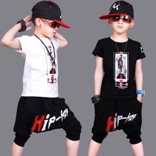 Bộ có tay hip hop cho bé trai