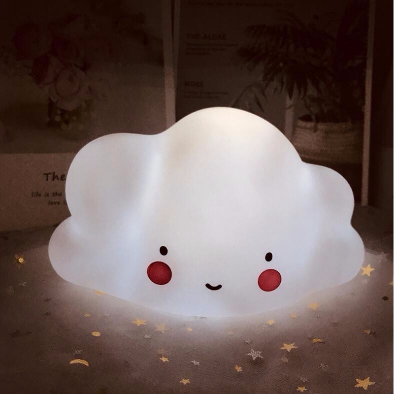 Đèn Ngủ Bóng Led Hình Kỳ Lân/Ngôi Sao/Đám Mây/Mặt Trời Dễ Thương Trang Trí Phòng Bé