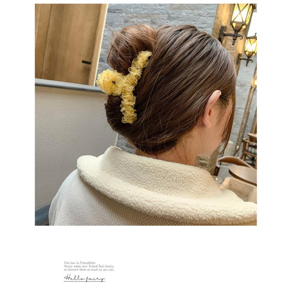 Kẹp Tóc Nữ Vải Nhún SOLANO Kẹp Tóc Hàn Quốc Nhiều Màu Xinh Xắn Cho Nữ FA-001239