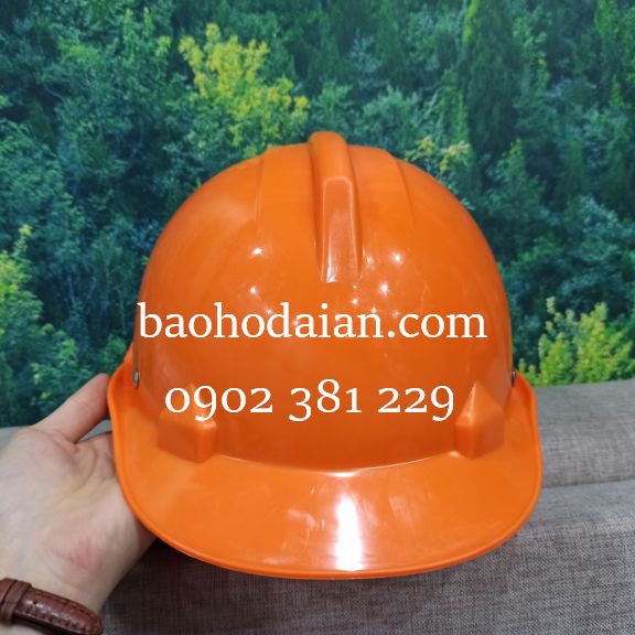 Nón bảo hộ Bảo Bình N001 màu cam khóa vặn