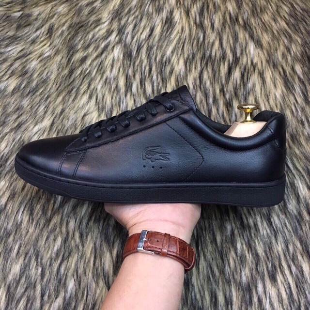 Giày LC Da Bò Xịn Màu Đen Đế Đen - Bảo Hành 24 Tháng | BigBuy360 - bigbuy360.vn