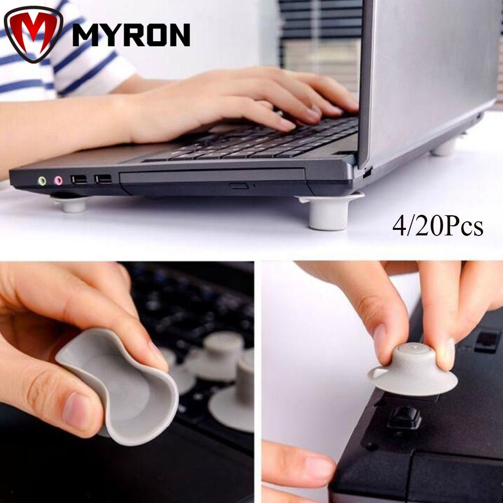 Bộ 4 / 20 Giá Đỡ Laptop Bằng Nhựa Tản Nhiệt Chống Trượt Tiện Dụng