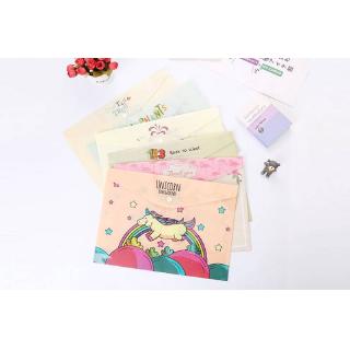 Túi đựng tài liệu A4 động vật dễ thương