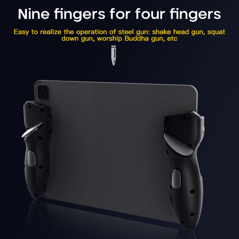 Tay Cầm Chơi Game Có Cò Bấm 6 Ngón Cho iPad