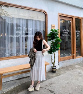 Chân váy voan 2 lớp 2 tầng CV111 SUSTORE