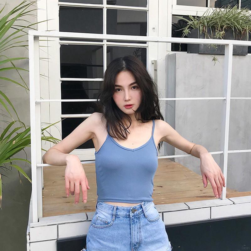 Áo Tank Top chất cotton thiết kế lưng quyến rũ