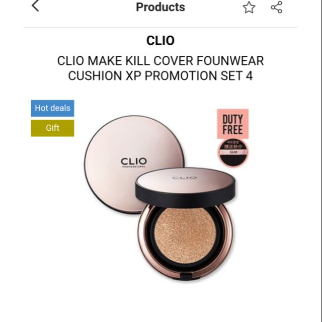 Phấn nước clio kill cover founwear cushion. | BigBuy360 - bigbuy360.vn