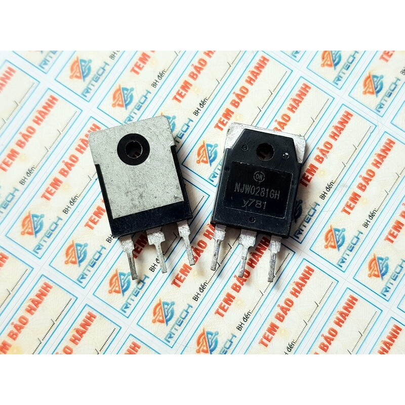 [Combo 3 chiếc] NJW0281GH Transistor NPN 15A/250V/150W TO-3P (Tháo Máy)