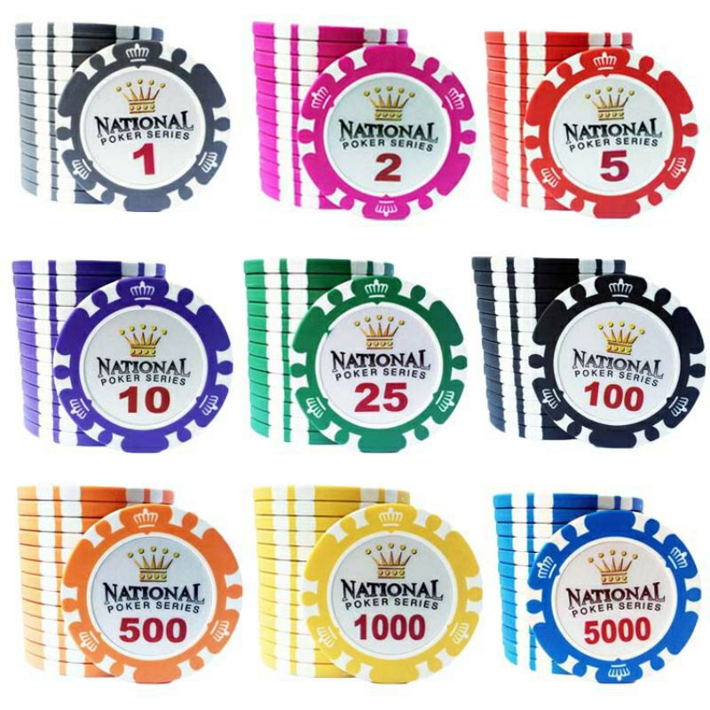 [POK Shop] Chip Poker National Series (Chip lẻ - Phỉnh Poker)