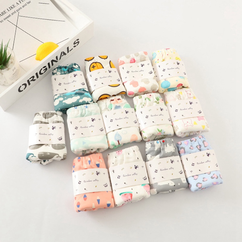 Quần Tã Vải Cotton Chống Thấm Nước Có Thể Tái Sử Dụng Cho Bé Sơ Sinh