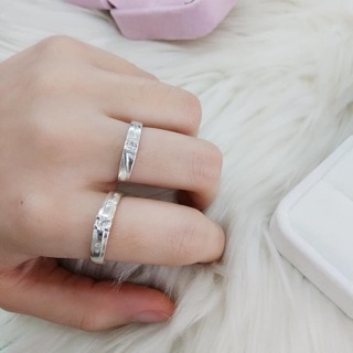 [Đồng giá ] Nhẫn đôi bạc ta