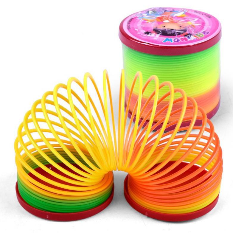 Đồ Chơi Lò Xo Cầu Vồng Ma Thuật - Lò Xo Loại Lớn Nhất ( Đường Kính 7cm )