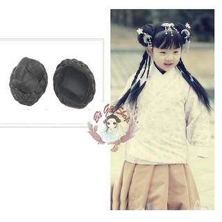 Set búi tóc giả cổ trang trẻ em