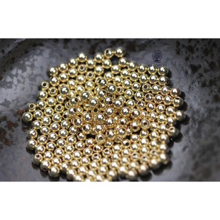 Bi bạc mạ vàng 3mm