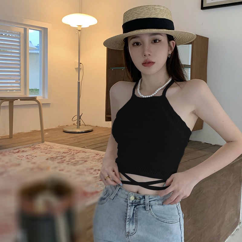 Áo Lửng Hai Dây Thời Trang Dành Cho Nữ