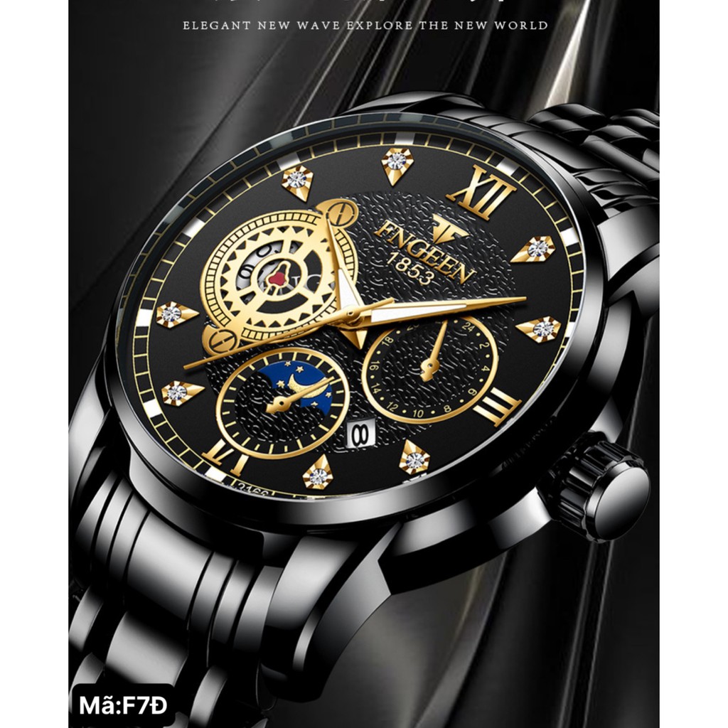 Đồng Hồ Thạch Anh FNGEEN F7 Sang Trọng Cho Nam