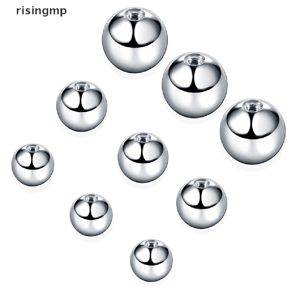 Set 50 bóng tròn thay thế cho khuyên xỏ bằng thép không gỉ