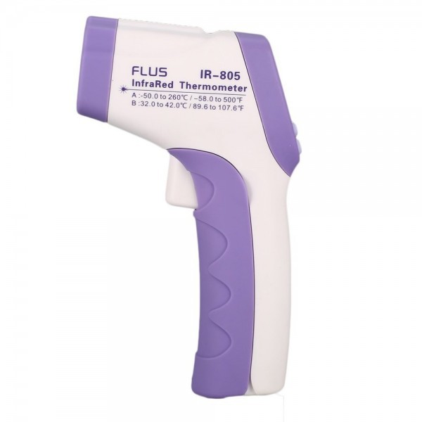 Nhiệt kế hồng ngoại thiết bị đo nhiêt độ 2 in 1 Flus IR - 805