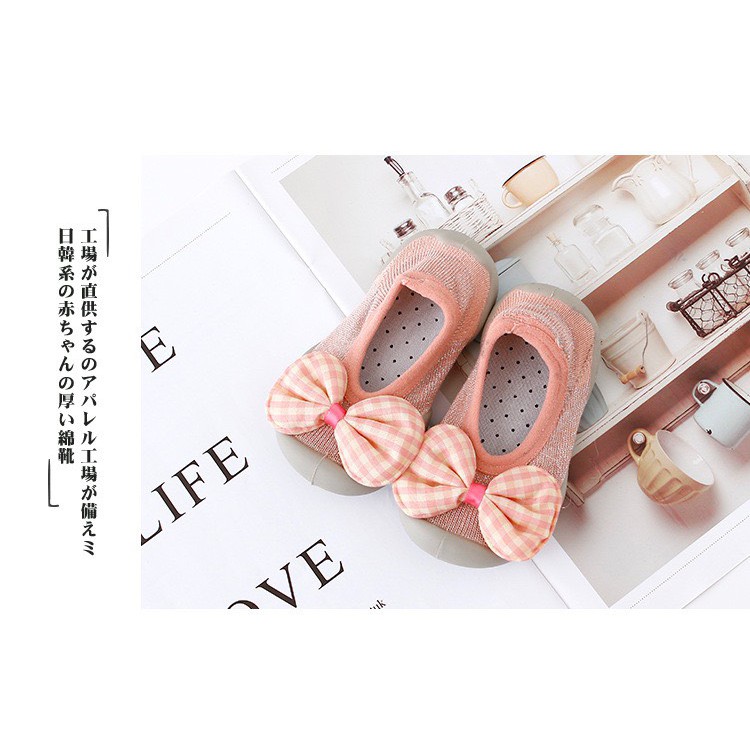 (GB8) Giày bún nơ trẻ em cực xinh, chất liệu vải bún cực thoáng hàng Quảng Châu CAO CẤP