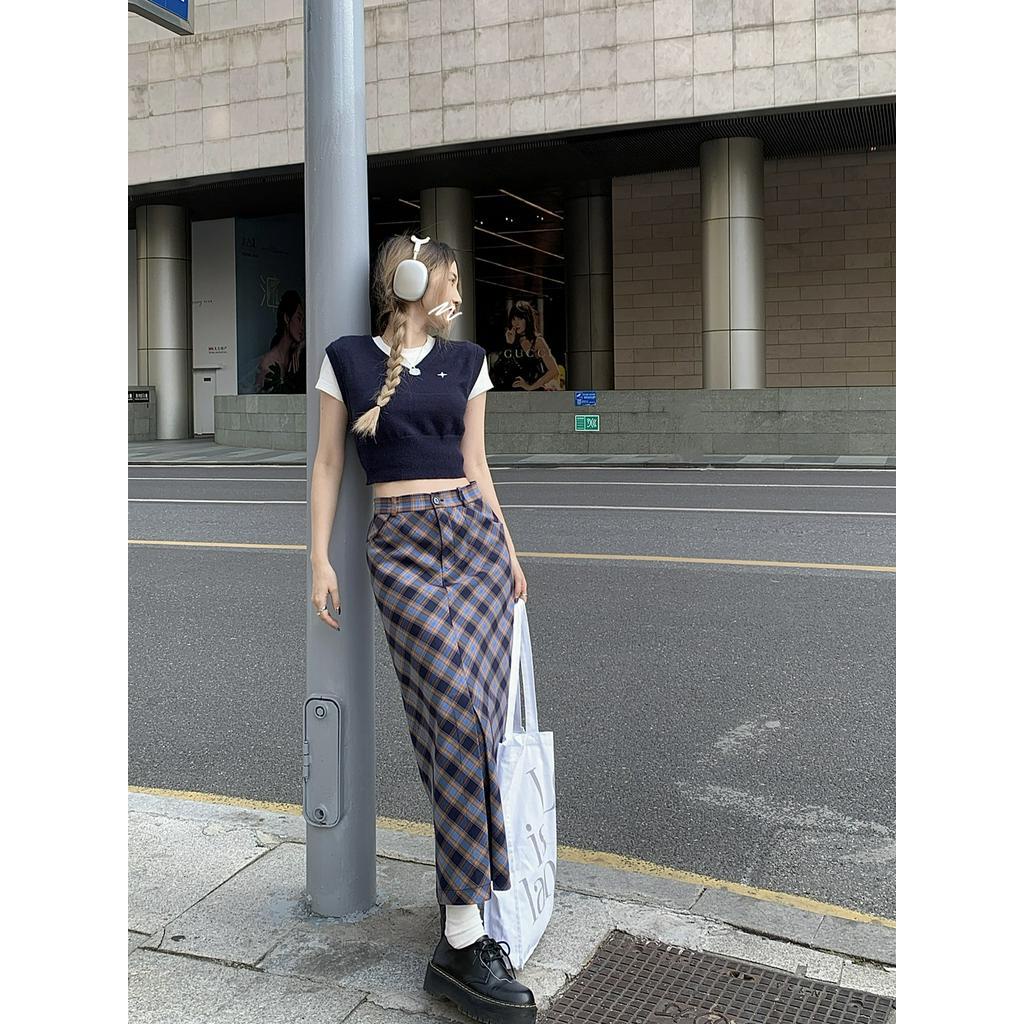 Đầm Dệt Kim Sát Nách Dáng Vừa Phong Cách Retro 63713