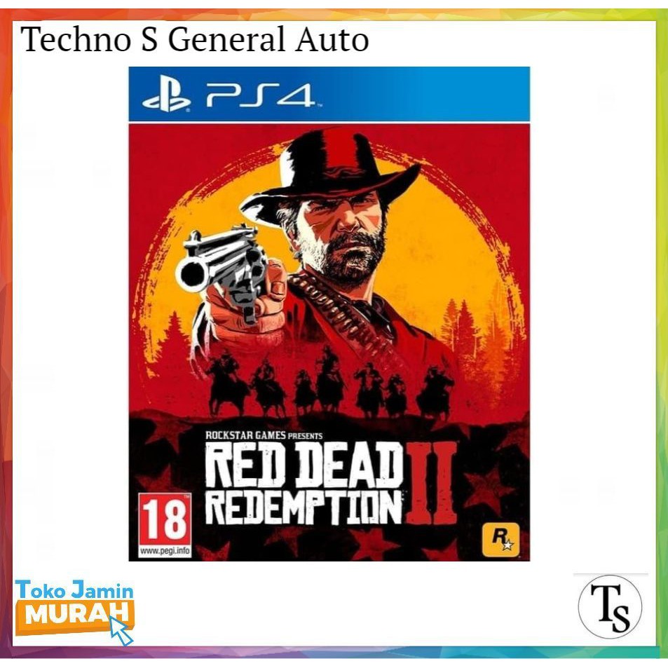 Đĩa Cd 2 - Ps4 Red Dead Redemption 2 - Rdr 2 Ps4