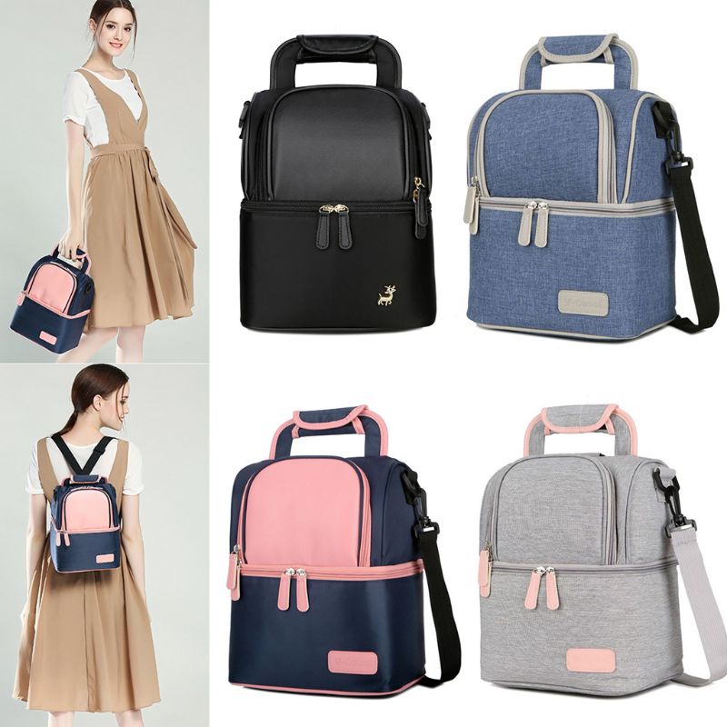Balo Đựng Bình Nước Đôi Đa Năng Thời Trang Cho Nữ