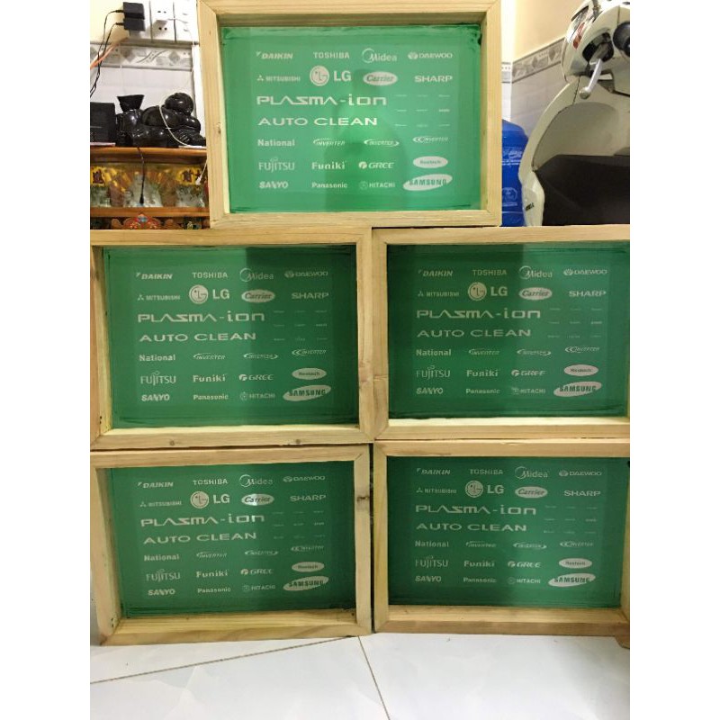 Khung in lụa các hãng điều hòa nội địa
