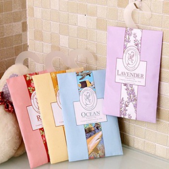 TÚI THƠM THẢO MỘC T1 Tinh Dầu Tự Nhiên Treo Phòng Ngủ - Gói Thơm Mini Để Tủ Và Móc Treo Trong Suốt SIGO