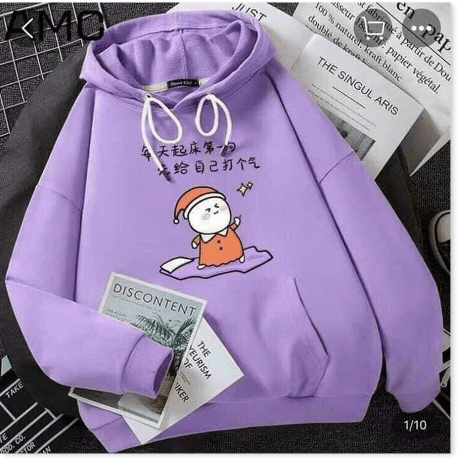 ÁO KHOÁC HOODIES NỮ NHIỀU MÀU XINH XẮN,THIẾT KẾ HỌA TIẾT SINH ĐỘNG KOKO MI STORE