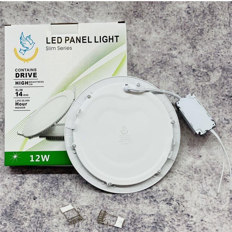 Đèn led âm trần tròn 6w, 9w, 12w, 18w ánh sáng trắng, siêu sáng, giá rẻ