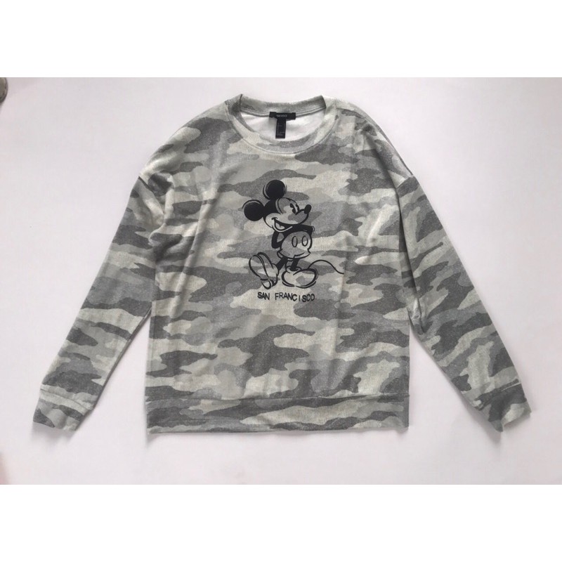 Áo Sweater dài tay in Mickey forever vnxk thumbnail
