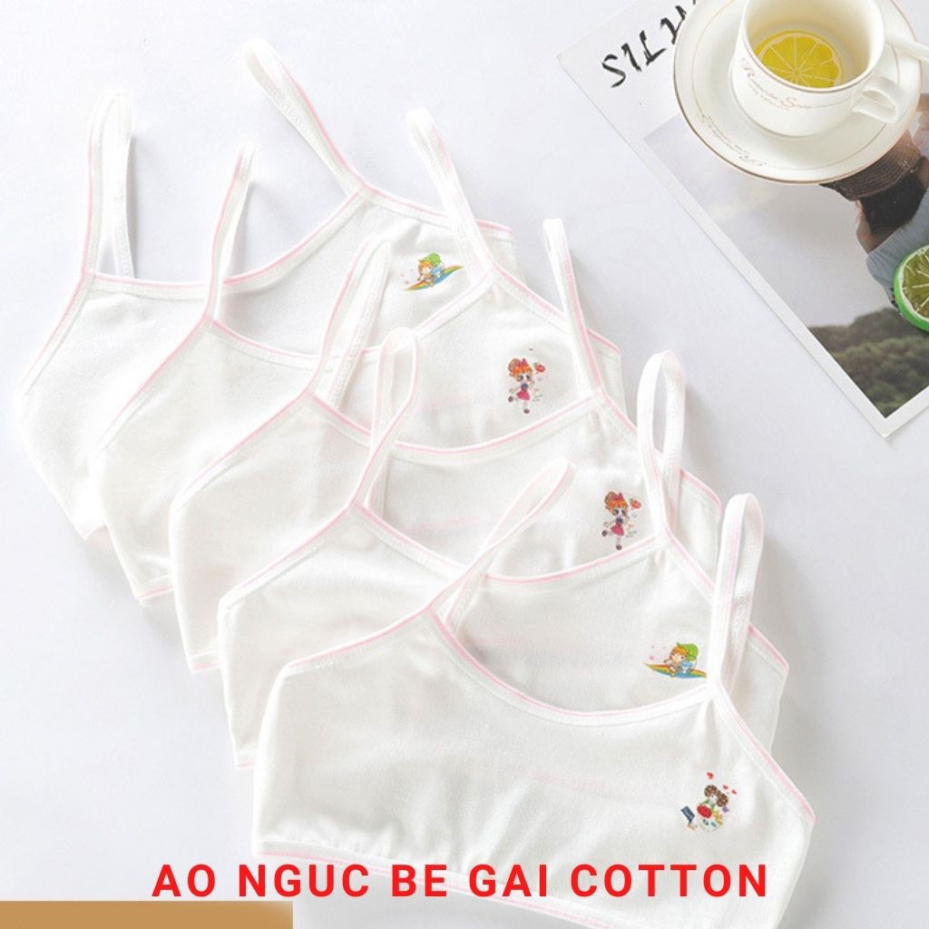 Áo ngực bé gái chất Cotton từ 8-12 tuổi