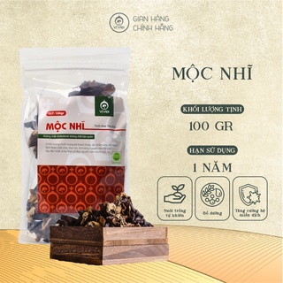 Mộc nhĩ rừng tây bắc cao cấp vị việt, không chân, cánh mỏng, giòn thơm,100gram