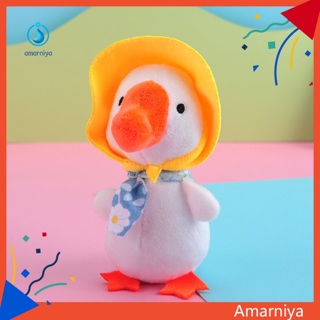 Thú Nhồi Bông Hình Vịt Con Mềm Mại Dễ Thương